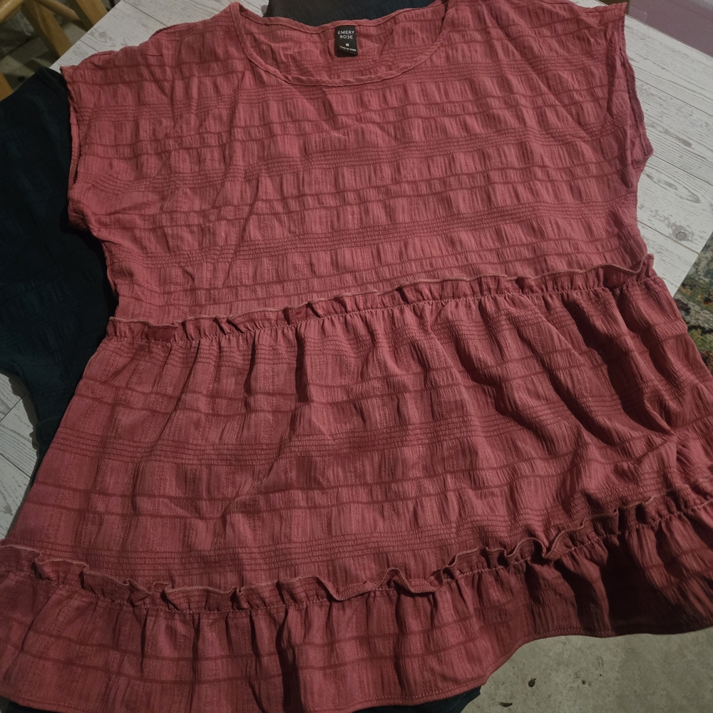 2 Emery Rose Blouses, NEW